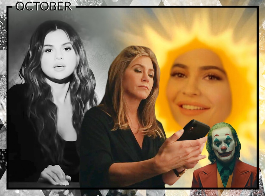 2019 Pop Culture Moments, October: Rise and Shine, Jennifer Aniston, Joker, Selena Gomez
